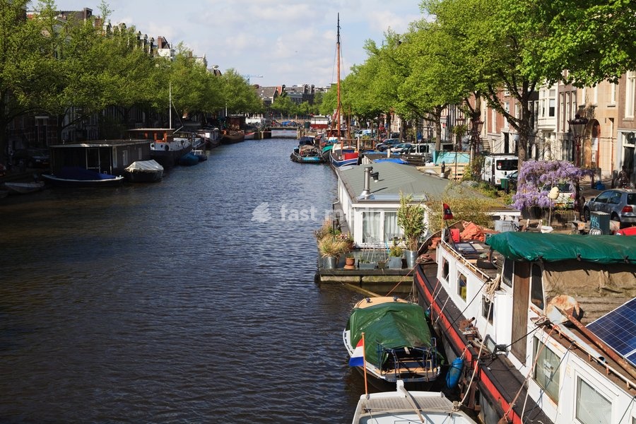 Houseboats, Amsterdam, Netherlands, Europe