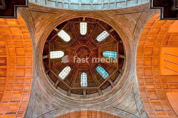 Church and Monastery of Sao Vicente de Fora, Crossed ceiling and cupola, Lisbon, Portugal, Europe