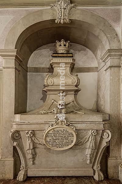 Church and Monastery of Sao Vicente de Fora, Chapel of Our Lady of Incarnation, Tomb of The three children of King D. Joao V, Lisbon, Portugal, Europe