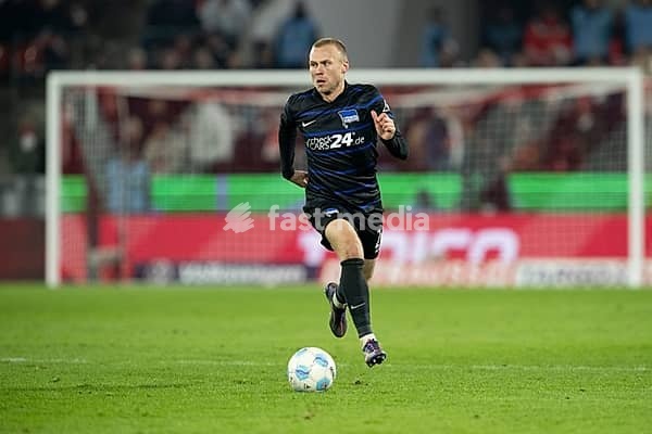 BEAUTIFUL SPORTS/ (DFL/DFB REGULATIONS PROHIBIT ANY USE OF PHOTOGRAPHS AS IMAGE SEQUENCES AND/OR QUASI-VIDEO) Cologne, RheinEnergieStadion, North Rhine-Westphalia, +he2+, DFB-Pokal 1.FC Köln, Hertha BSC on 04/12/2024 at RheinEnergieStadion in Cologne Germany