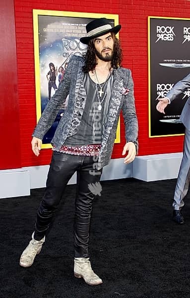 Russell Brand at the Los Angeles premiere of 'Rock of Ages' held at the Grauman's Chinese Theatre in Hollywood, USA on June 8, 2012. Hollywood, California, USA, North America