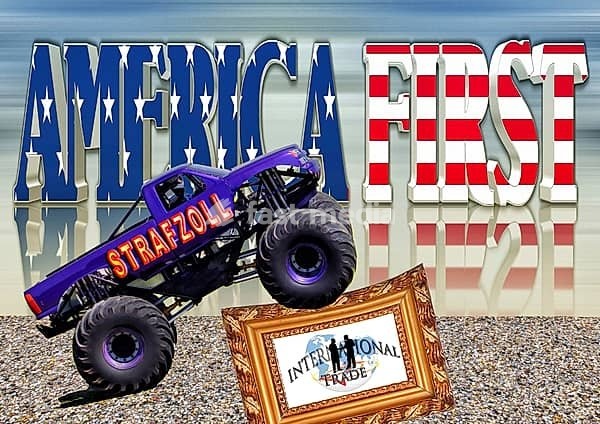 Symbolic image, free trade, USA, Donald Trump, impending tariff, punitive tariff, multilateral negotiation, EU European Union, China, economic areas, capitalism, communism, treaties, conventions, nation states, agreements, international law, opponents, protectionism, liberalism, libertarian…