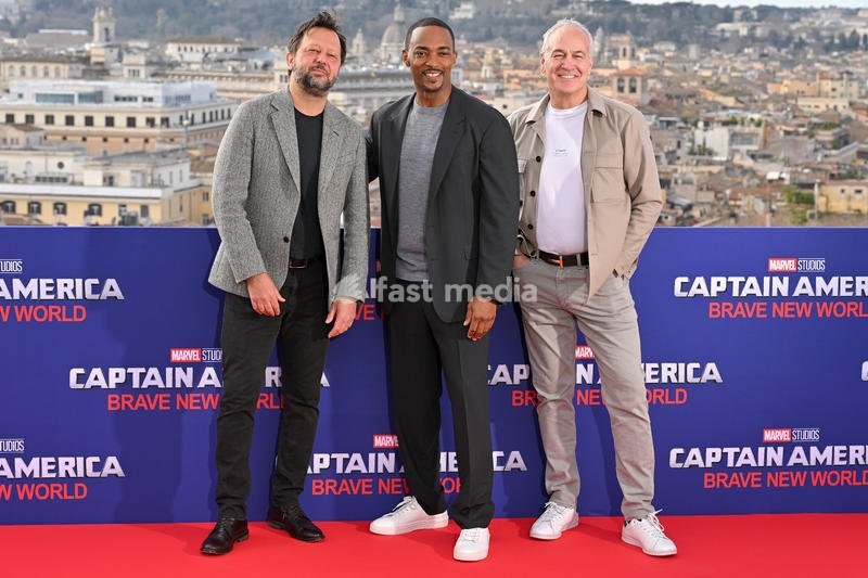 American actor and producer Anthony Mackie during the Captain America: Brave New World film photocall at hotel de la ville. Rome (Italy), January 27th, 2025