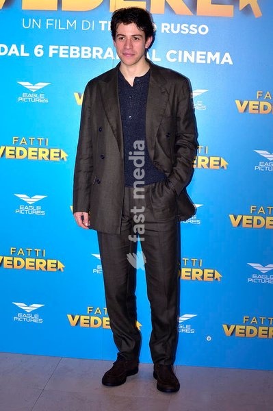 Italian actor Francesco Centorame attends Fatti Vedere Photocall at Cinema Barberini. Rome (Italy), January 28th, 2025