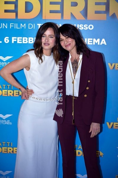 Italian actress Matilde Gioli and Italian actress, director, musician and singer Asia Argento attends Fatti Vedere Photocall at Cinema Barberini. Rome (Italy), January 28th, 2025