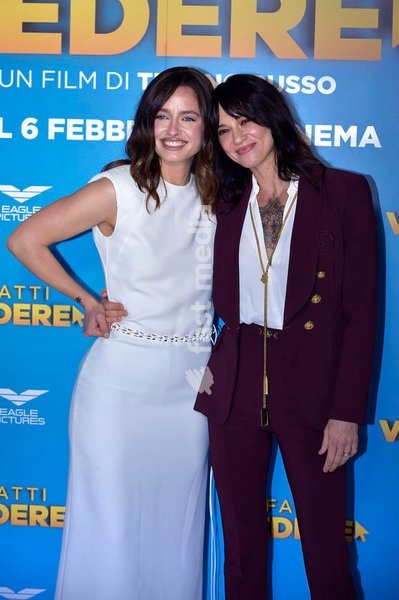 Italian actress Matilde Gioli and Italian actress, director, musician and singer Asia Argento attends Fatti Vedere Photocall at Cinema Barberini. Rome (Italy), January 28th, 2025