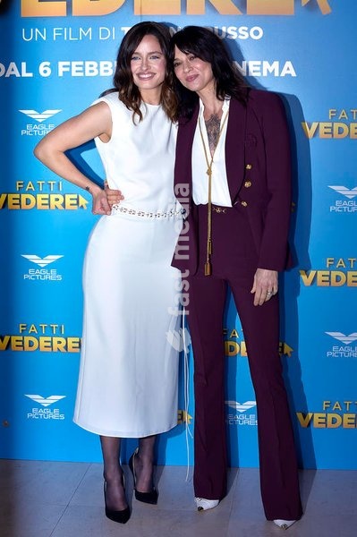 Italian actress Matilde Gioli and Italian actress, director, musician and singer Asia Argento attends Fatti Vedere Photocall at Cinema Barberini. Rome (Italy), January 28th, 2025