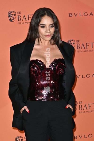 Hannah John-Kamen attends the EE BAFTA Film Awards Nominees’ Party 2025, Supported by Bvlgari , at The National Gallery in London, England. UK. Saturday 15th February 2025