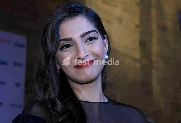 Bollywood actor Sonam Kapoor during actor Aamir Khan's conversation with Sir Ian McKellen organised MAMI Film Club Mumbai