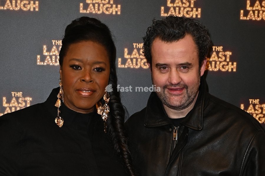 Michelle Greenidge and Daniel Mays arrives at “The Last Laugh” Press Night at the Noel Coward Theatre in London, England. UK. Wednesday 26th February 2025