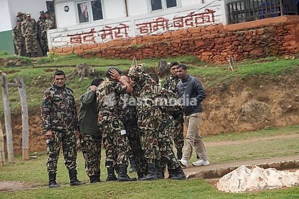 Army personnel, kathmandu, nepal, asia