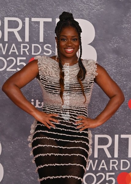 ***STRICTLY EDITORIAL USE ONLY*** Clara Amfo attends The BRIT Awards 2025 in London, England. UK. Saturday 1st March 2025