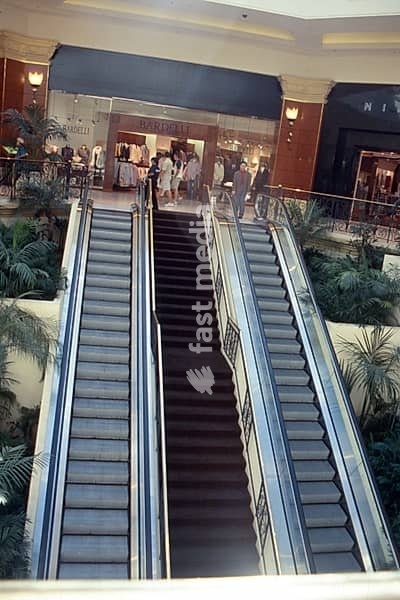 Escalator in hotel