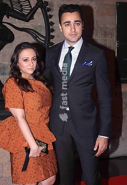 Bollywood actor Imran Khan Avantika Malik Khan during Aamir Khan conversation Sir Ian McKellen organised MAMI Film Club Mumbai