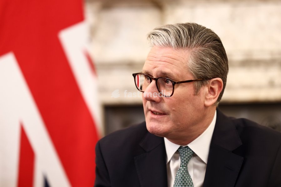 03/04/2025. London, United Kingdom. Prime Minister Keir Starmer hosts a meeting with business leaders in 10 Downing Street following the announcement of Tariffs by US President Donald Trump