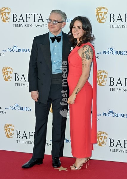 London, UK, 11 May 2025. Martin Freeman and Rachel Benaissa arriving at the BAFTA Television Awards with P&O Cruises at the Royal Festival Hall, London, UK